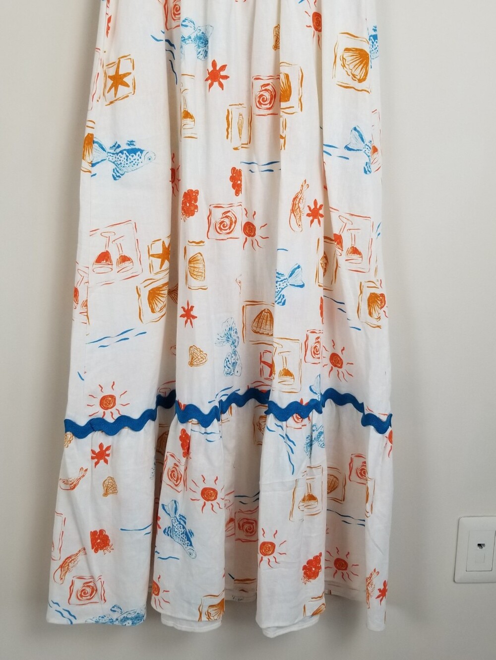 Cece Linen Blend Dress Beach Theme Size XS NWT - Picture 5 of 9
